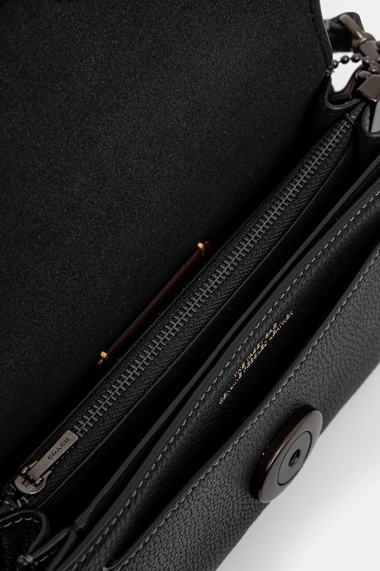 Δερμάτινη τσάντα Coach Tabby CM546 μαύρο