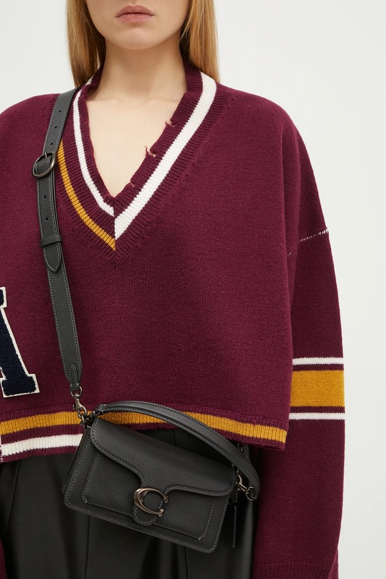 Coach torebka skórzana Tabby gładkie czarny CM546