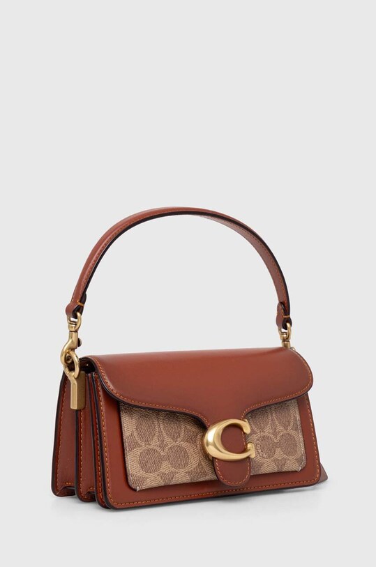 Шкіряна сумочка Coach Tabby CM569 коричневий SS24