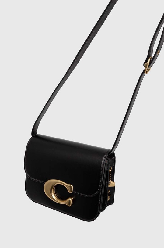 Coach torebka skórzana LUX IDOL czarny CM557