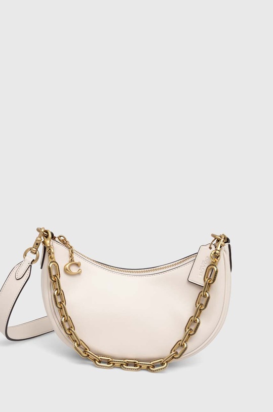 Coach torebka skórzana Mira skóra licowa beżowy CM583