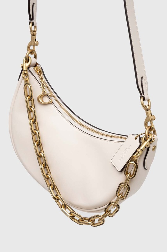 Akcesoria Coach torebka skórzana Mira CM583 beżowy