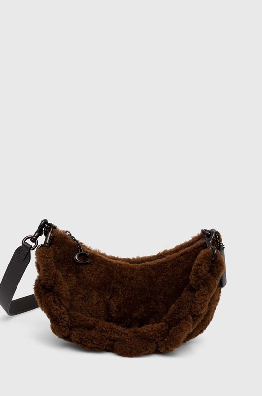 Coach torebka nie mieści A4 brązowy CN316