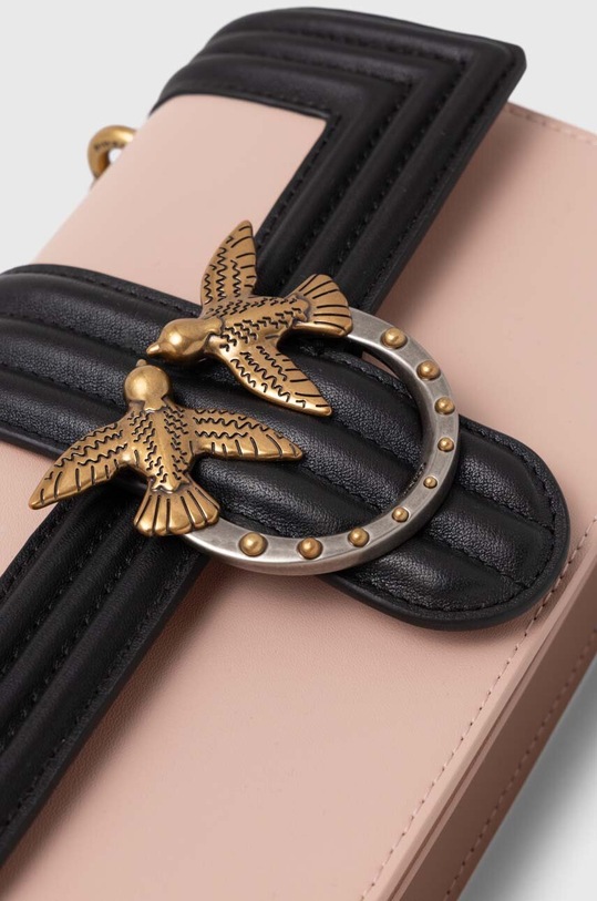 Pinko torebka skórzana beżowy 100059.A177