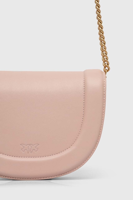 Akcesoria Pinko torebka skórzana 101510.A0QO różowy