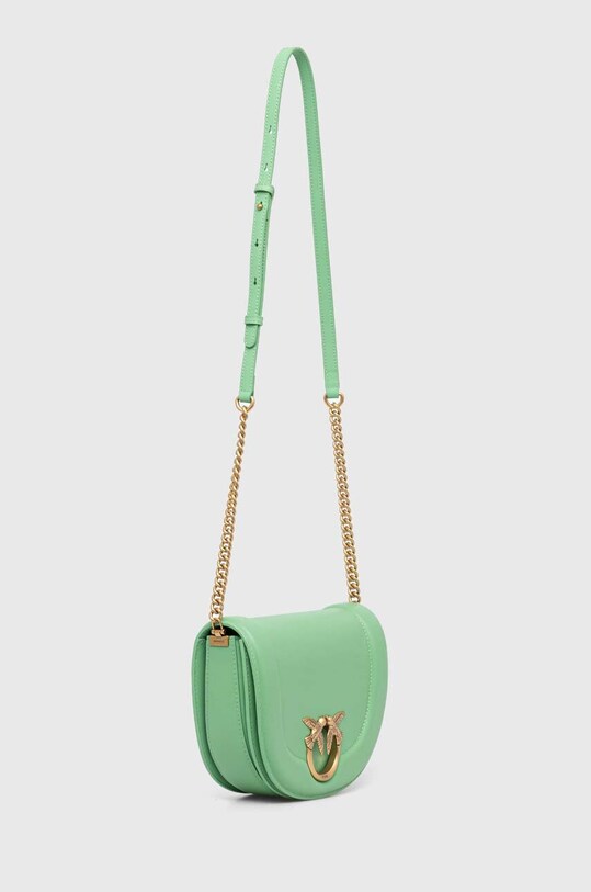 Pinko torebka skórzana 101510.A0QO zielony SS24