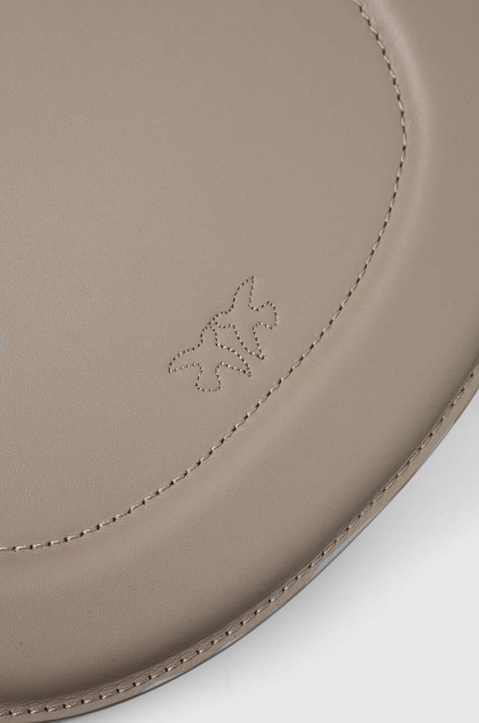 Kožená kabelka Pinko šedá 101510.A0QO