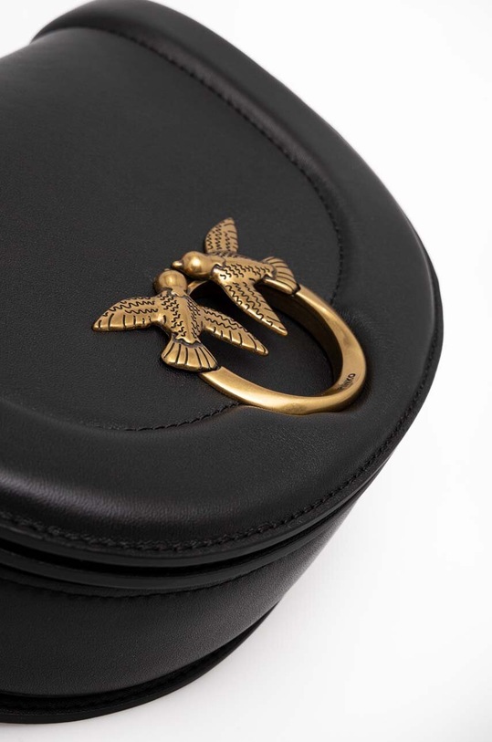 Αξεσουάρ Δερμάτινη τσάντα Pinko 101510.A0QO μαύρο