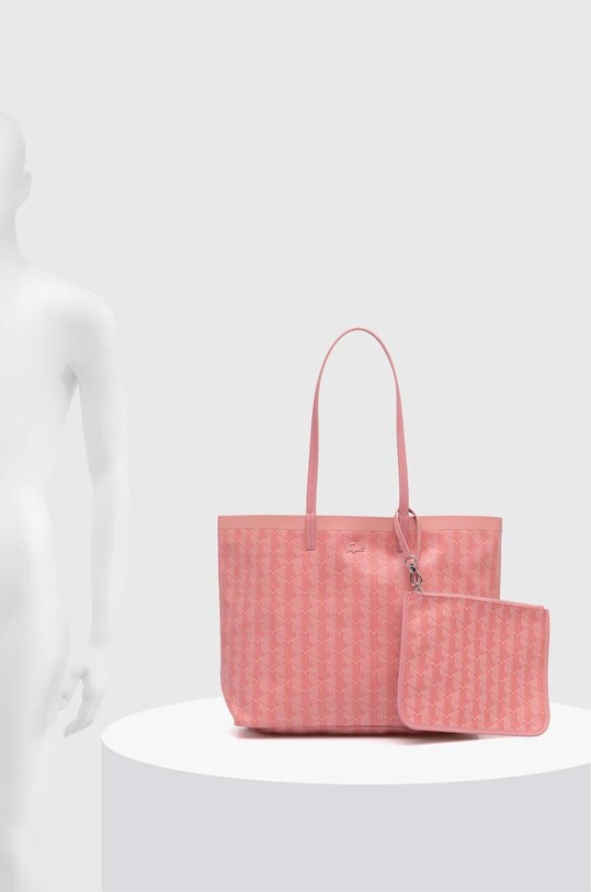 Kabelka Lacoste růžová NF4344ZE
