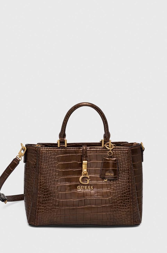 Guess torebka JAMES nie mieści A4 brązowy HWCA92.12060