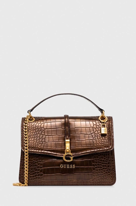 Guess torebka JAMES nie mieści A4 brązowy HWCA92.12210