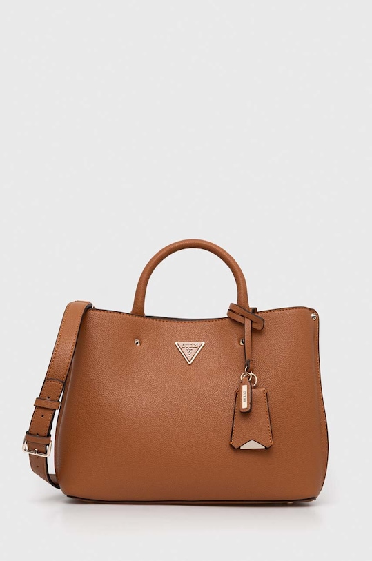 Torba Guess bez uzorka smeđa HWBG87.78060