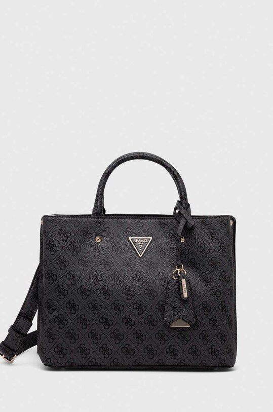 Τσάντα Guess απομίμηση λείου δέρματος μαύρο HWSG87.78060