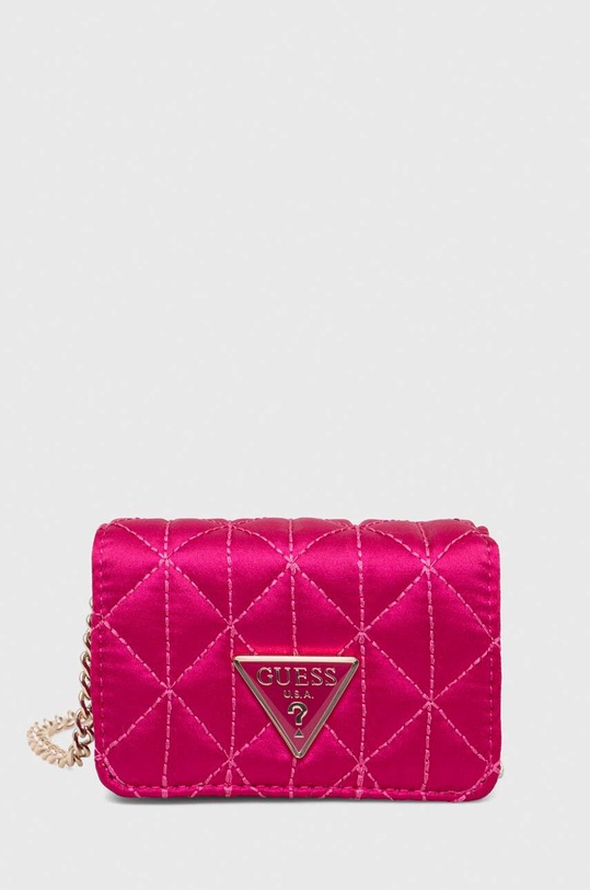 Τσάντα Guess υφασμάτινο ροζ PWQG87.65860