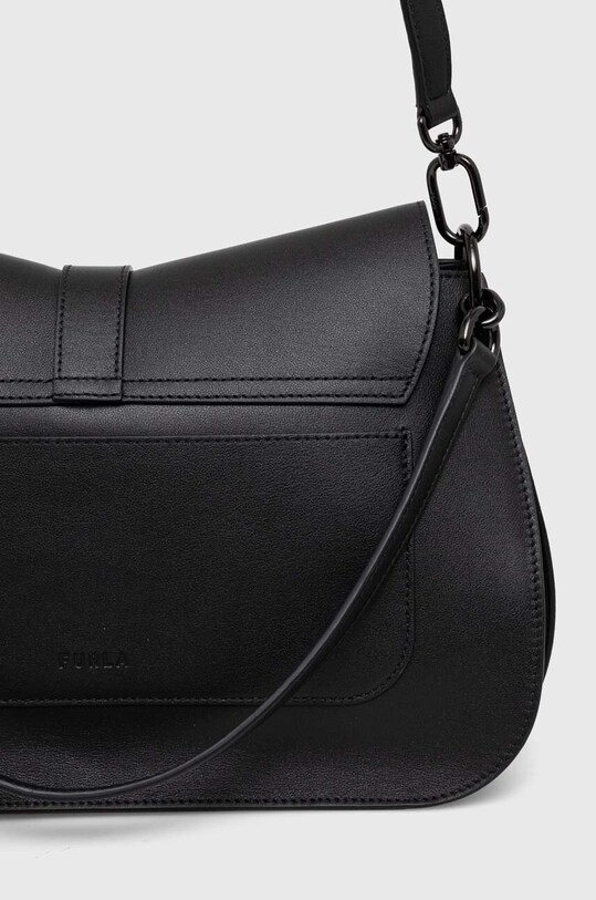 Doplnky Kožená kabelka Furla Flow L WB01040.BX2045.O6000 čierna