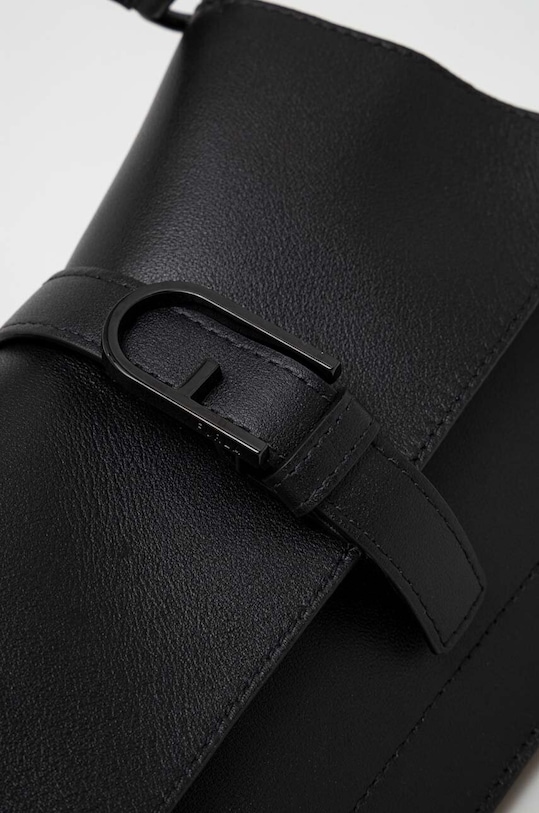 Akcesoria Furla torebka skórzana Flow Mini WB01032.BX2045.O6000 czarny