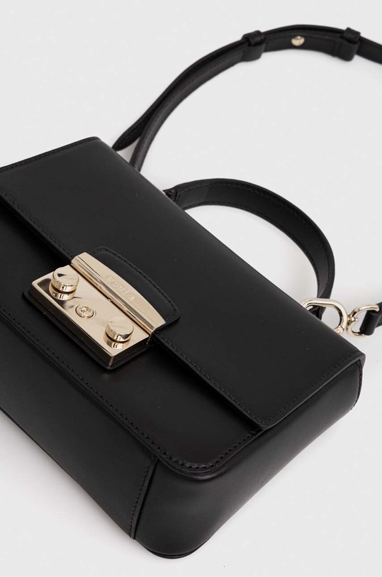 Furla torebka skórzana czarny WB01066.AX0733.O6000