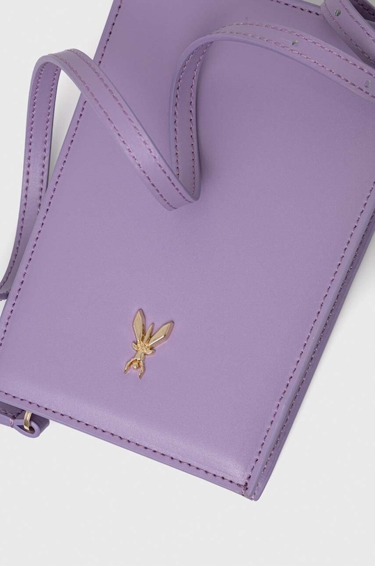 Patrizia Pepe torebka skórzana fioletowy 2B0052.L061