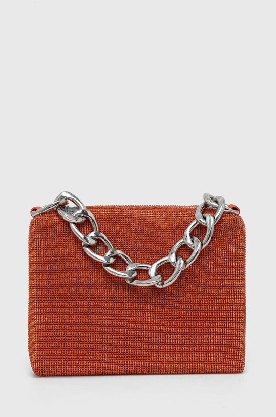 Patrizia Pepe torebka nie mieści A4 pomarańczowy 2B0058.M017