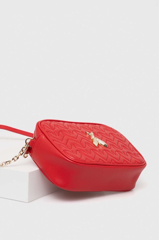 Kožená kabelka Patrizia Pepe červená 2B0071.L082