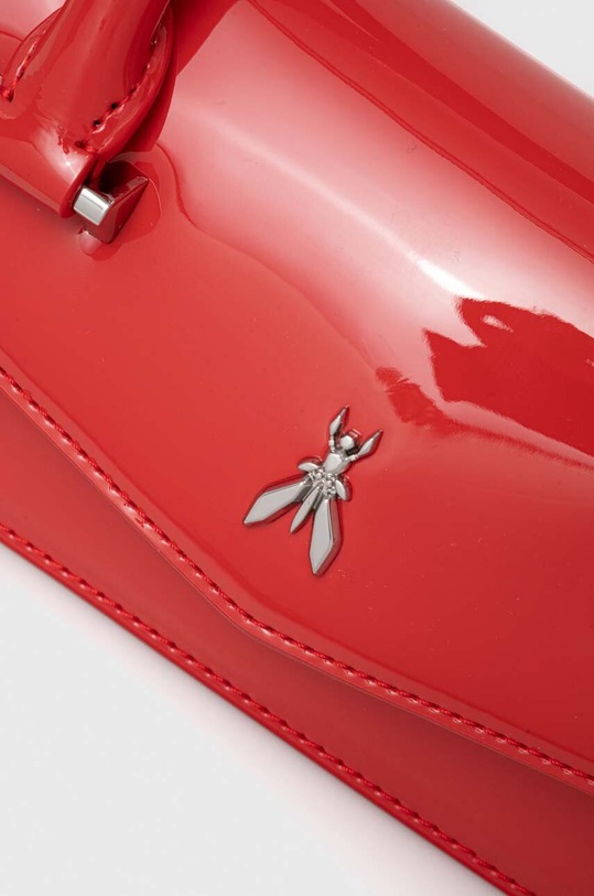 Δερμάτινη τσάντα Patrizia Pepe κόκκινο 2B0111.L057