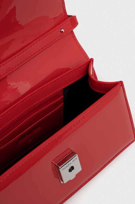 Δερμάτινη τσάντα Patrizia Pepe 2B0111.L057 κόκκινο