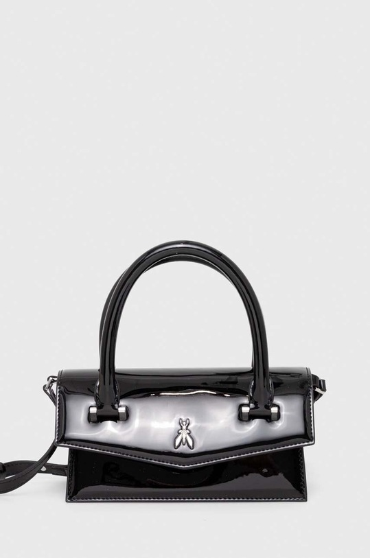 Patrizia Pepe torebka skórzana nie mieści A4 czarny 2B0111.L057