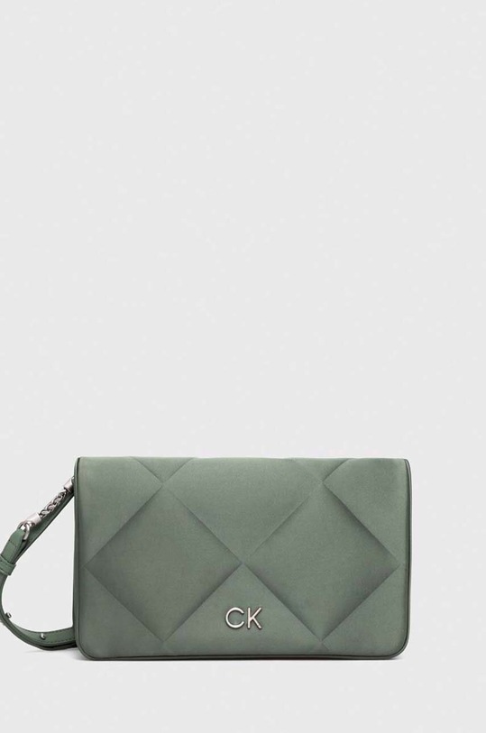Calvin Klein torebka nie mieści A4 zielony K60K611300