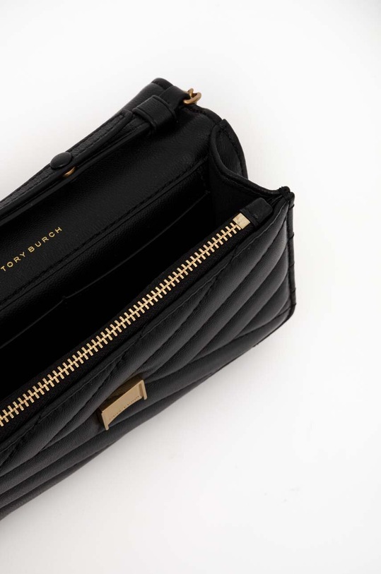 Δερμάτινη τσάντα Tory Burch 152356.001 μαύρο