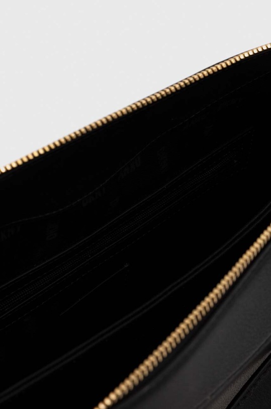 Δερμάτινη τσάντα DKNY R33CCY37 μαύρο