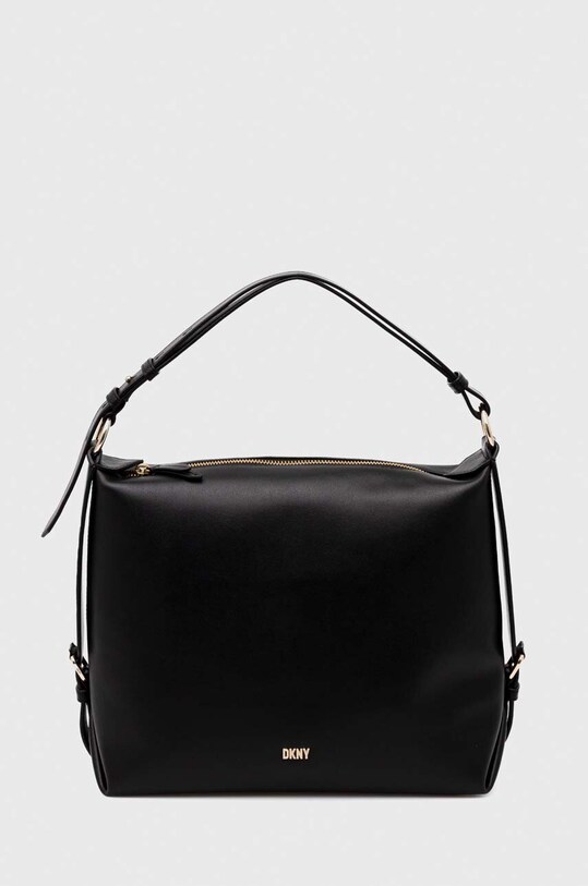 Dkny torebka skórzana skóra licowa czarny R33CKY44