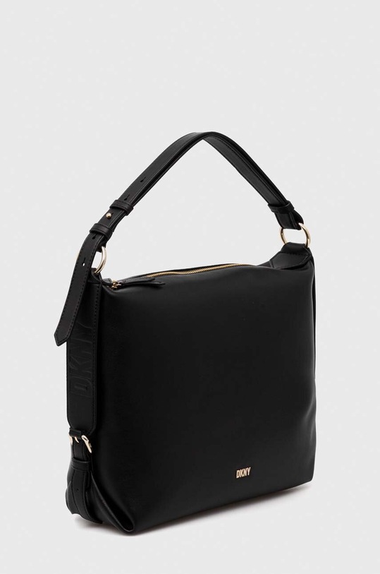 Δερμάτινη τσάντα DKNY R33CKY44 μαύρο AW23