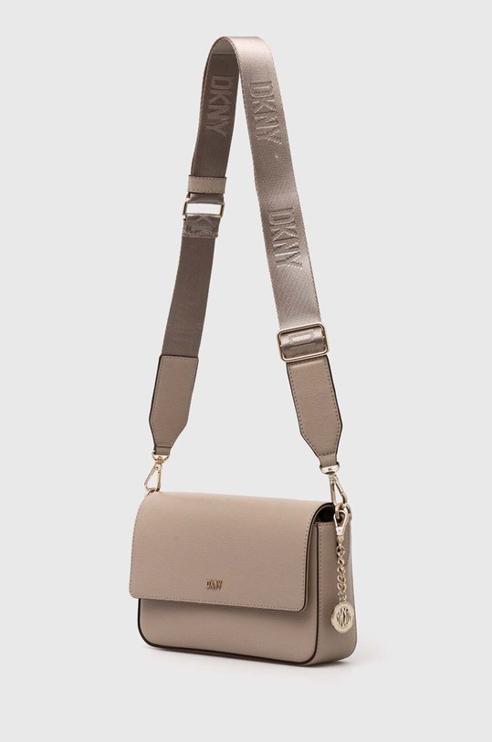 Шкіряна сумочка Dkny R33E3467 бежевий AW23