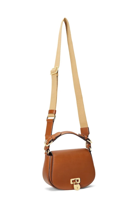 Doplňky Kožená kabelka Lauren Ralph Lauren 431915354 hnědá