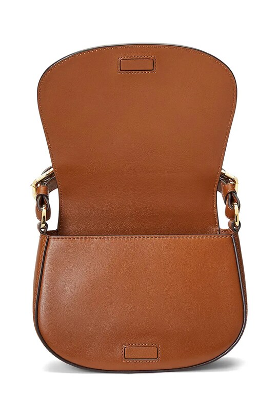 Кожаная сумочка Lauren Ralph Lauren коричневый 431915354