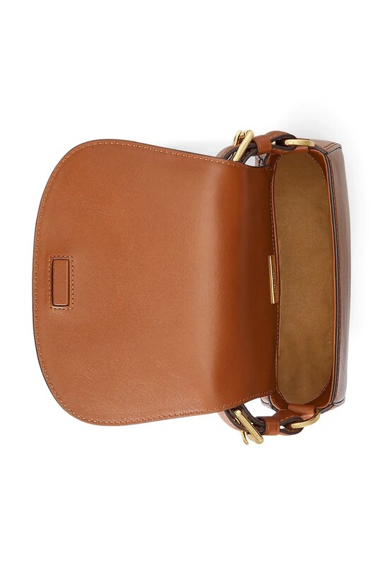Кожаная сумочка Lauren Ralph Lauren 431915354 коричневый