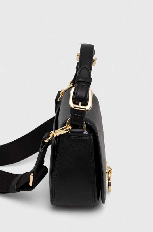 Lauren Ralph poșetă de piele 431915354 negru SS24