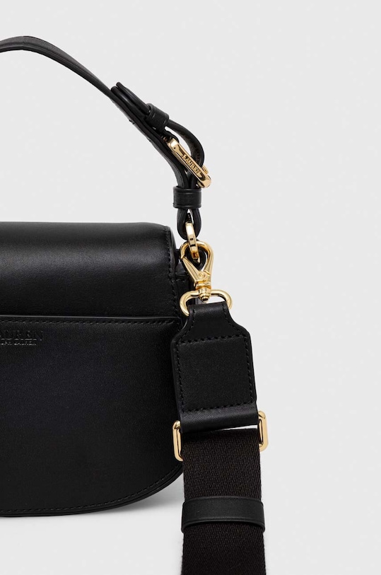 Doplňky Kožená kabelka Lauren Ralph Lauren 431915354 černá