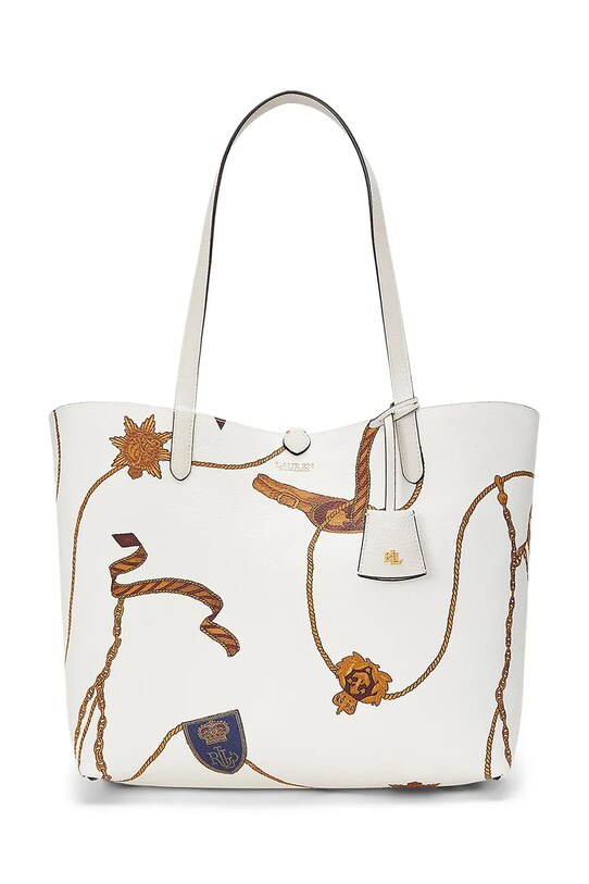 Двостороння сумочка Lauren Ralph Lauren білий 431795329