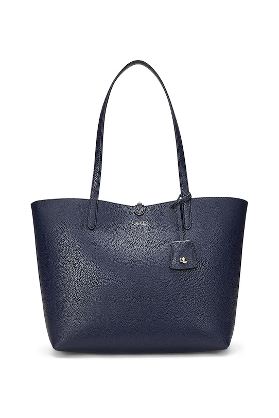 Τσάντα δυο όψεων Lauren Ralph Lauren με μοτίβο σκούρο μπλε 431795329