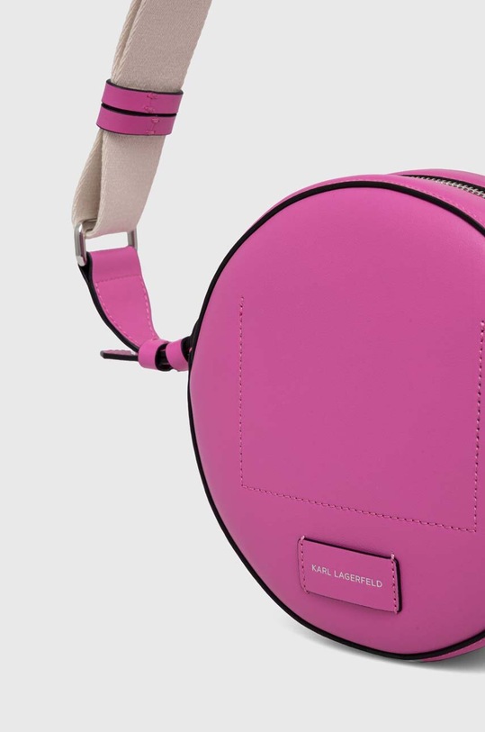 Akcesoria Karl Lagerfeld torebka skórzana 236W3095 różowy