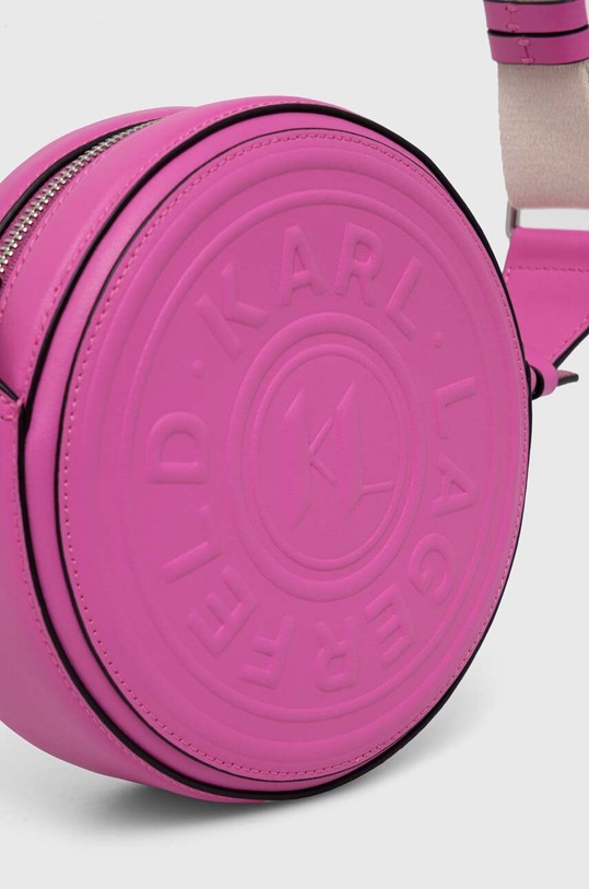 Karl Lagerfeld torebka skórzana różowy 236W3095