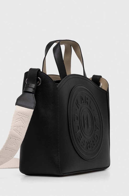 Δερμάτινη τσάντα Karl Lagerfeld 236W3094 μαύρο AW23
