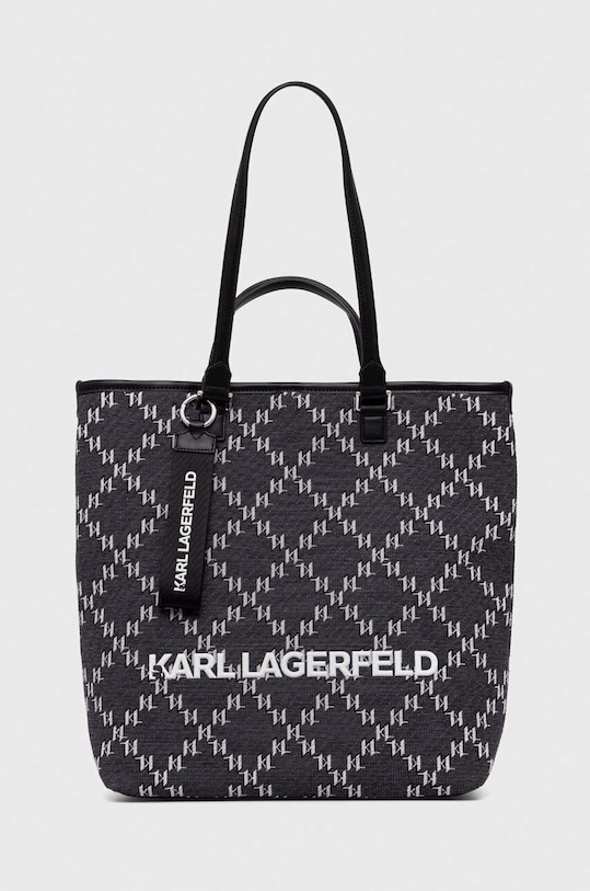 Чанта Karl Lagerfeld текстилен сив 236W3027