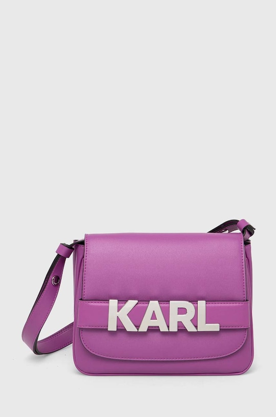 Karl Lagerfeld torebka nie mieści A4 fioletowy 236W3092