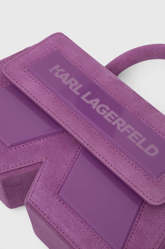 Karl Lagerfeld velúr táska lila 236W3185