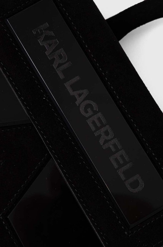 Karl Lagerfeld velúr táska fekete 236W3185