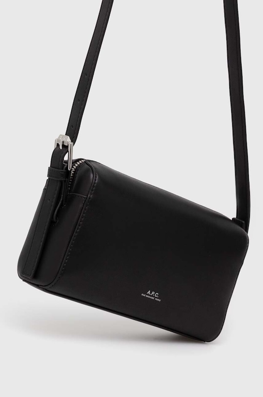 A.P.C. torebka nie mieści A4 czarny PUAAT.H61821