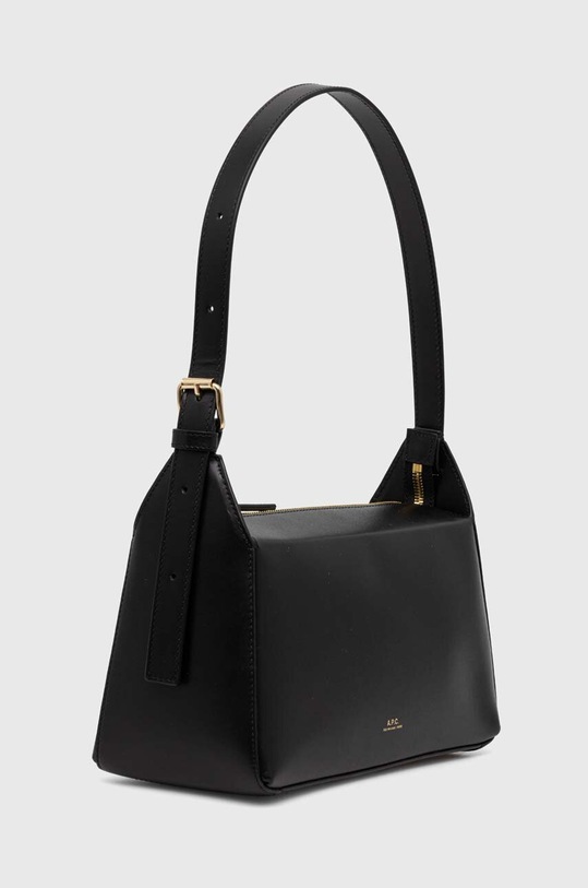 A.P.C. poșetă de piele PXBRU.F61837 negru AW23