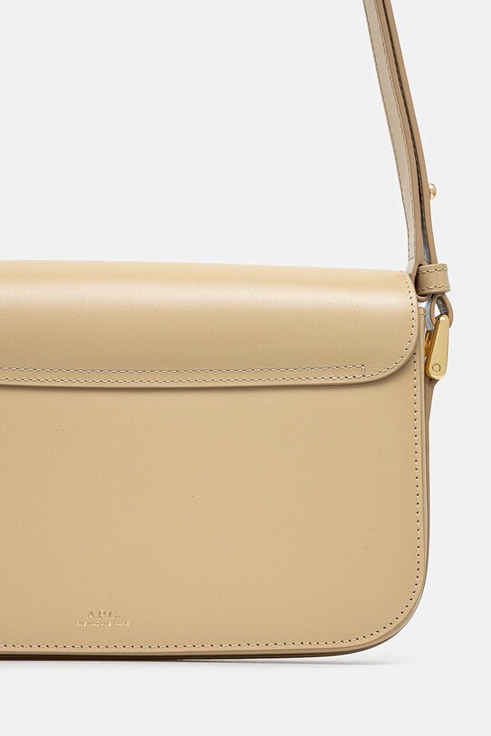 Accessori A.P.C. borsa a mano in pelle Sac Grace Shoulder PXBMW.F61615 beige